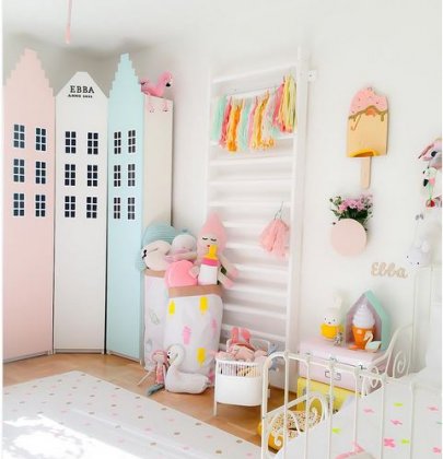 10 chambres de petites filles pastels