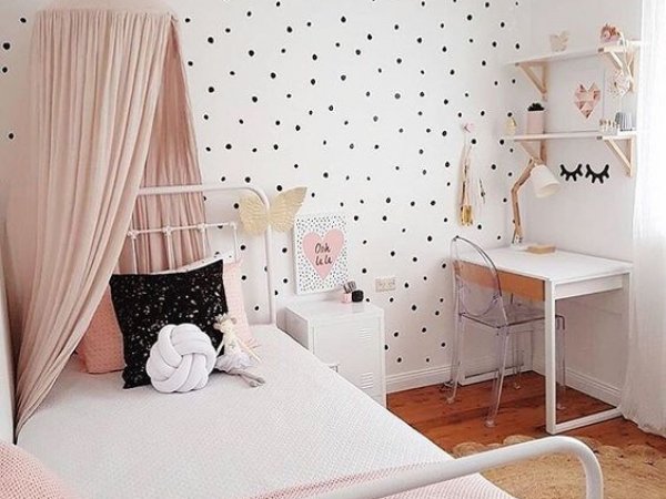 SHOP THE ROOM | Chambre fille Polka Dot