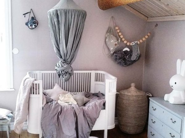 SHOP THE ROOM | Chambre bébé mauve et gris