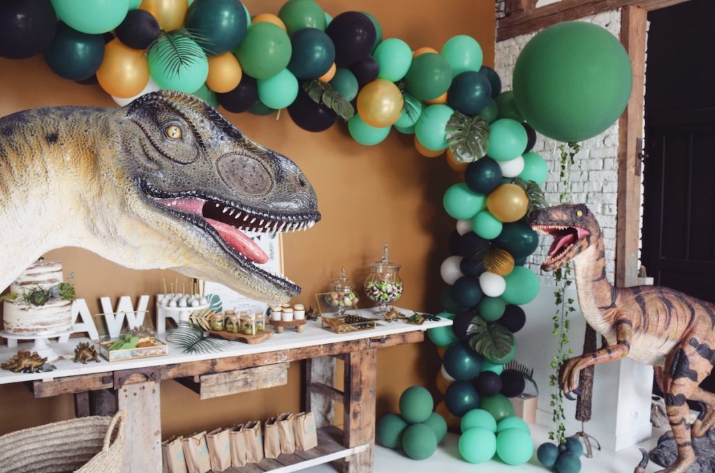 Dinosaure anniversaire deco,décoration dinosaure garçon 5 ans