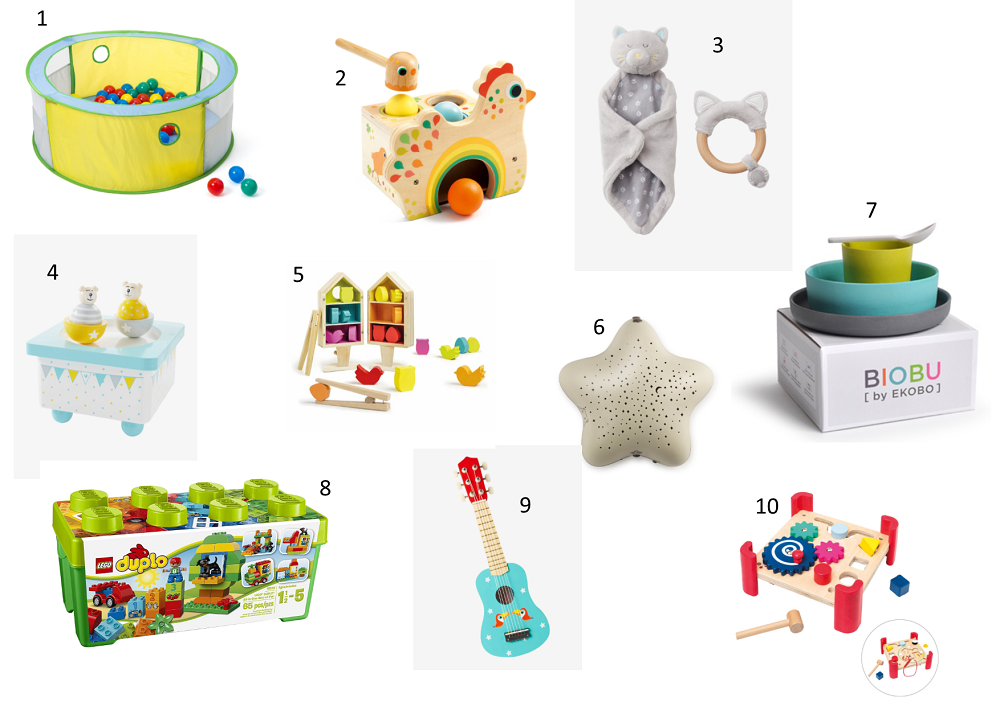 15 meilleures idées de cadeaux pour un bébé de 3 mois à 1 an - Bimbelot