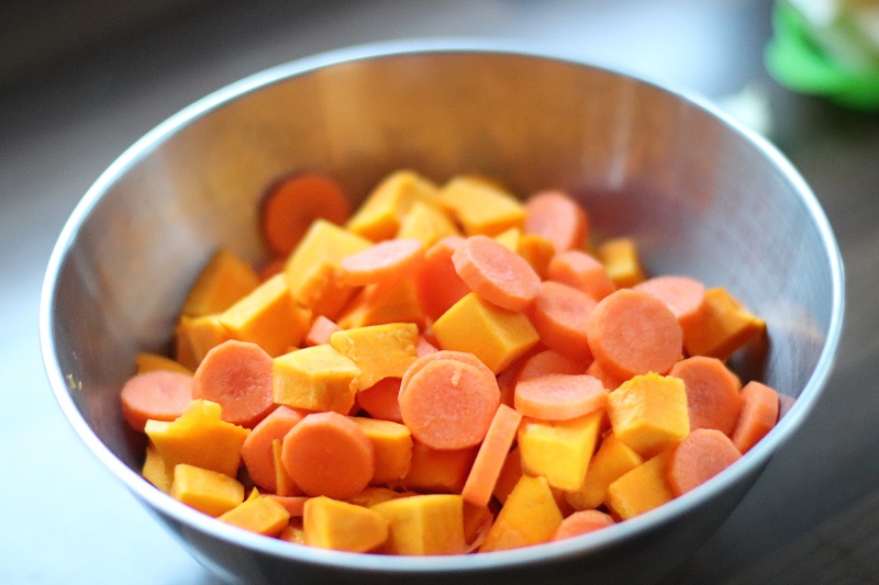 carotte et potimarron au miel